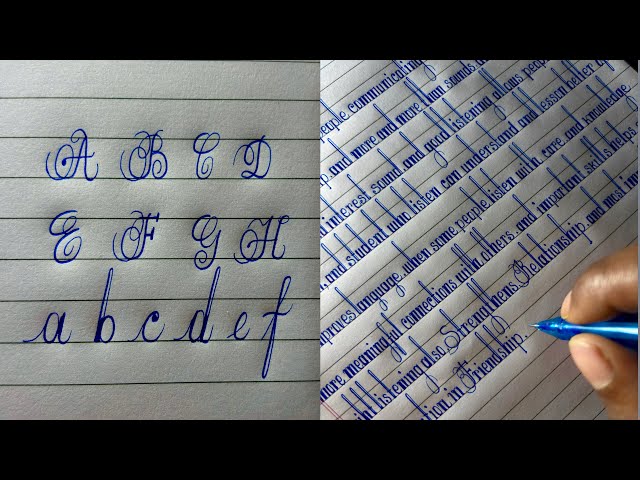 How to improve handwriting || English handwriting practice || A to Z alphabet practice in English ||