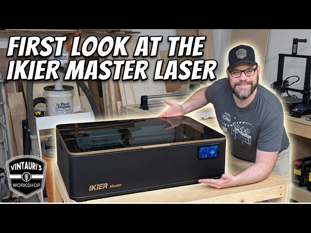 Is This The Ultimate Benchtop Co2 Laser? | Ikier Master First Look!