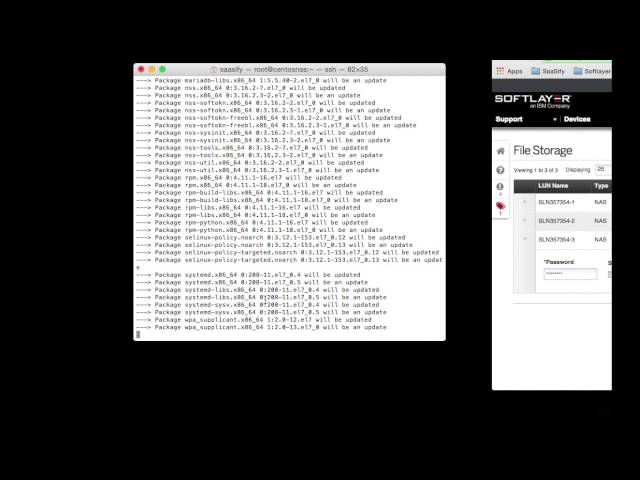 Softlayer - Tutorial Twelve - Part2 - NAS on CentOS