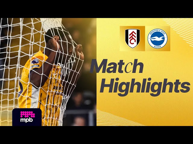 HIGHLIGHTS | Fulham v Brighton | Premier League