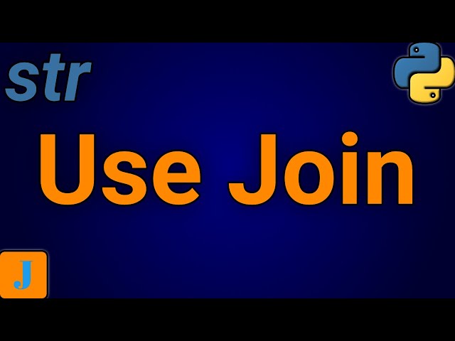 How To Use Join Function In Python