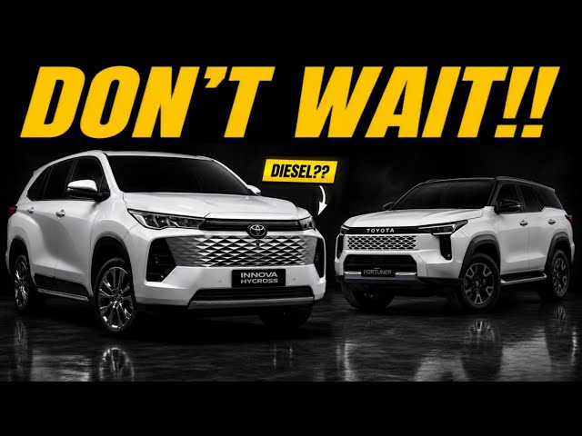 Innova Hycross Facelift 2026 LEAKED!! New Fortuner 2027 All Details OUT! 🔥