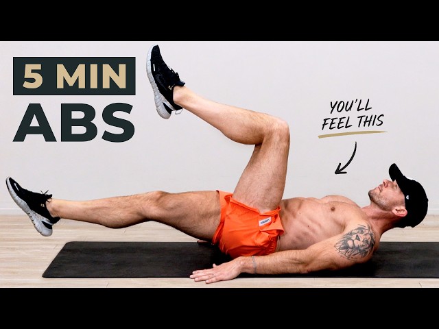 The ONLY 5 Min Ab Workout You’ll Be Doing On Repeat