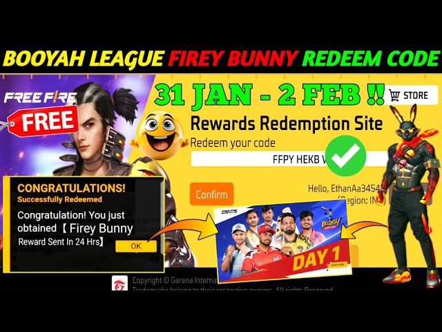 FREE FIRE REDEEM CODE TODAY  FEBRUARY REDEEM CODE FREE FIRE | FF REDEEM CODE TODAY 1 FEBRUARY