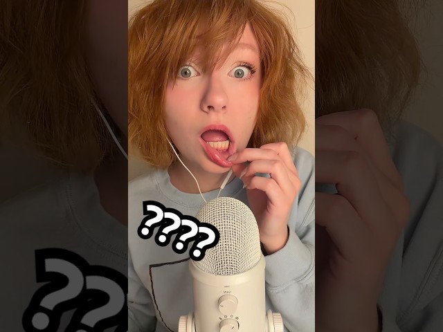 TEETH ASMR 🦷 weird but tingly scratching sounds #asmr #satisfying #helpmemakethismakesense sfying