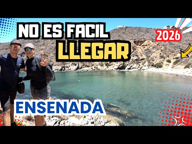 The MOST BEAUTIFUL BEACH in Ensenada Baja California ... but almost no one can reach it 😱 (Playa ...