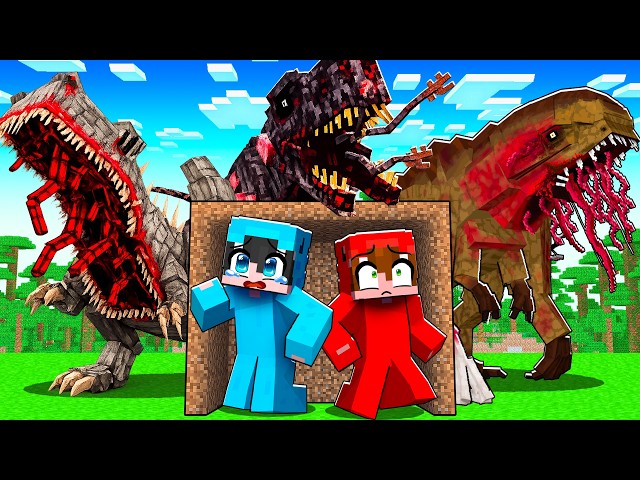 We Survived PARASITE DINOSAURS in Minecraft...