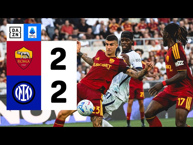 Roma vs Inter (2-2) | Resumen y goles | Highlights Serie A