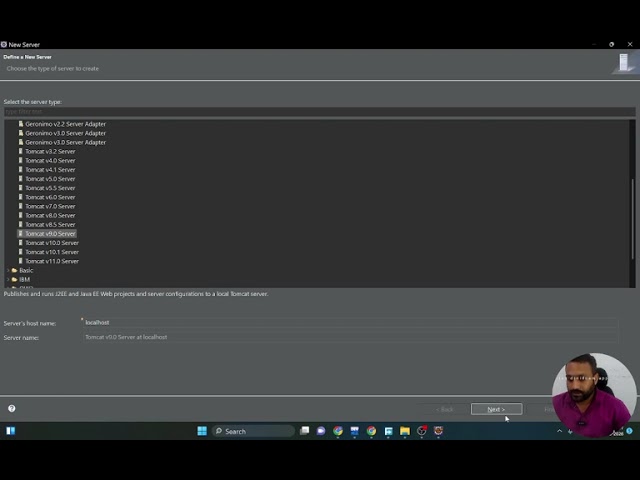 install tomcat and add into the eclipse