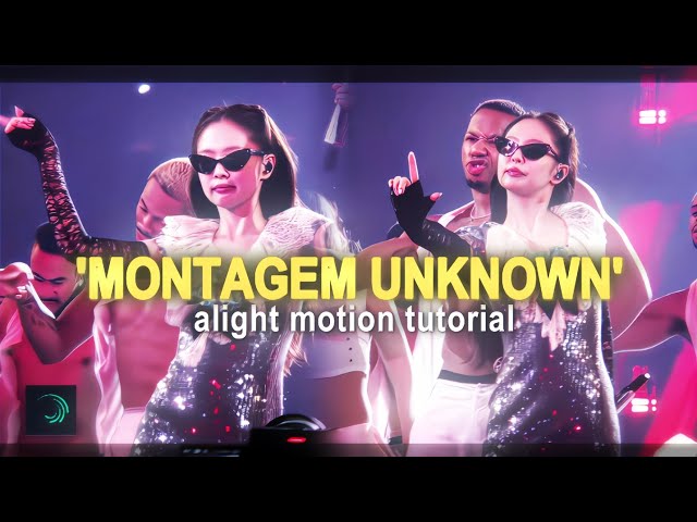"Montagem Unknown" edit tutorial - alight motion