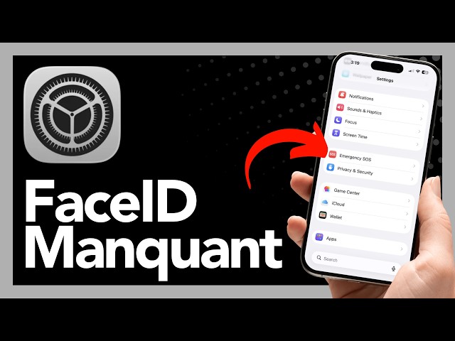 Solution : Option Face ID et code manquante dans les réglages sur iPhone