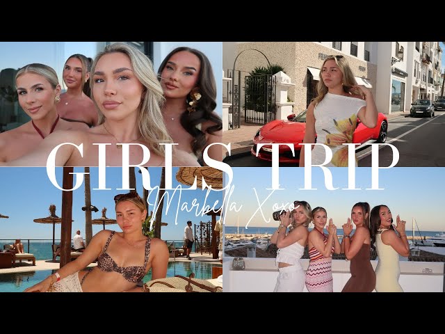 VEN A UN VIAJE DE CHICAS CONMIGO | Noches en Marbella y travesuras en clubes de playa xoxo