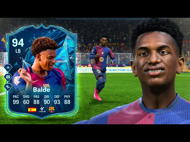 He's a NIGHTMARE.. For YOUR OPPONENTS! 😱 94 TOTS HM SBC Balde FC 25 Player Review