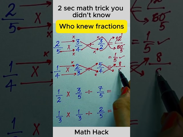 Who knew fractions  #mathskills #maths #mathematics #education #mathstricks #reasoning #knowledge