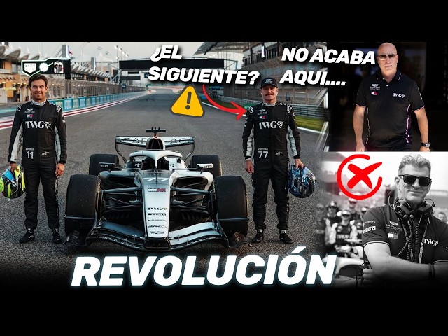 ¡¡TERREMOTO en CADILLAC!! RUEDAN CABEZAS, en PELIGRO BOTTAS, RUMORES CHECO PEREZ...