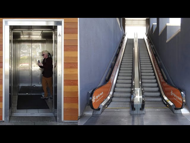Long beach, CA: Schindler Elevator and Escalator at Pike Outlets