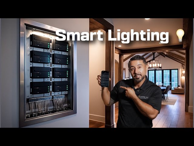 Control4 Centralized Smart Lighting In A New Smart Home. 