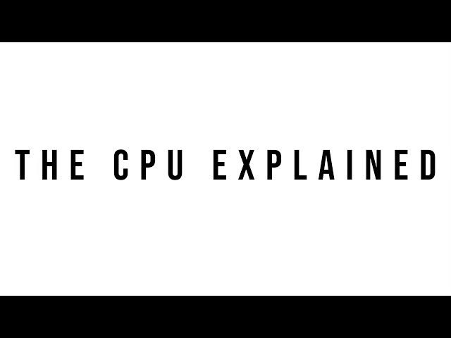How does a CPU work? 
