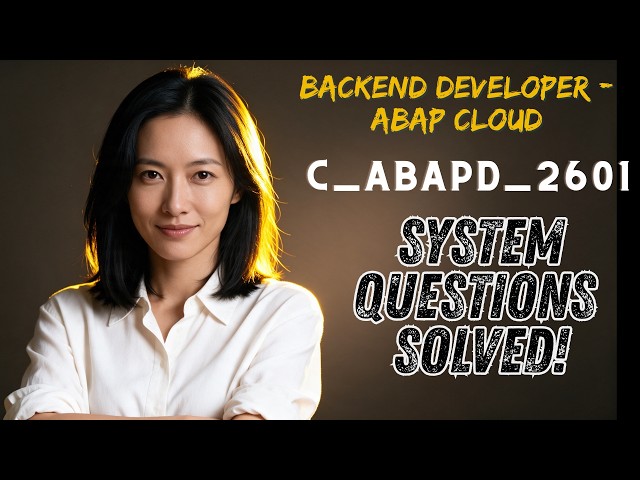 C_ABAPD Practice Tasks - SAP Backend Developer ABAP Cloud