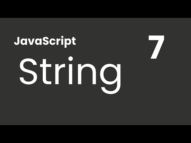 JavaScript Introduction | Lesson 7
