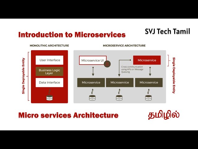 Introduction to Microservices in Tamil | Micro services Architecture