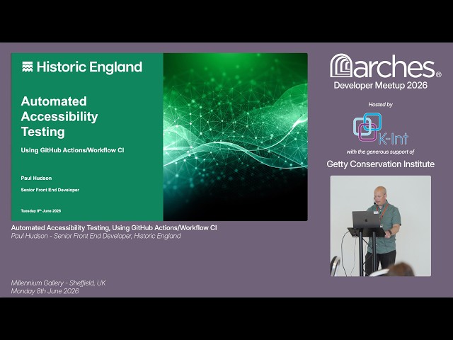 Automated Accessibility Testing Using GitHub Actions/Workflow CI (Sheffield, June 8, 2026)