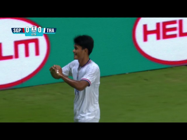 Teerasak makes it look easy | Singapore 0-1 Thailand | ASEAN Hyundai Cup 2026
