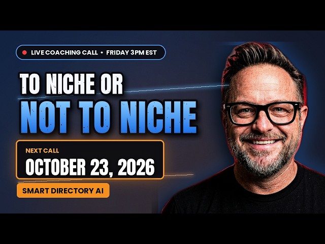 AI Coaching Call LIVE: Land Clients, Build Recurring Revenue | Oct 23rd, 2026