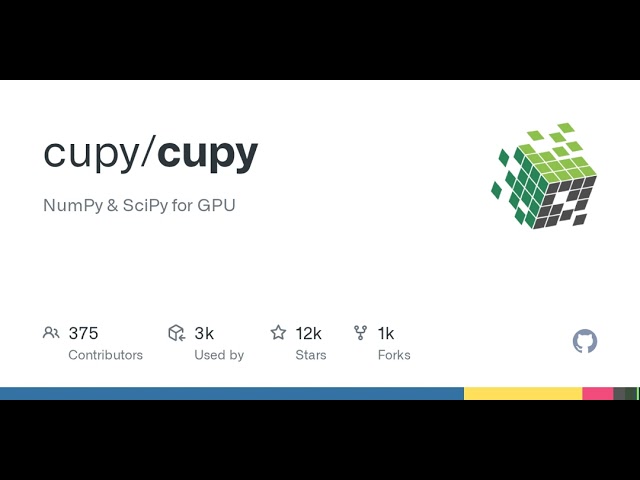 GitHub - cupy/cupy: NumPy & SciPy for GPU