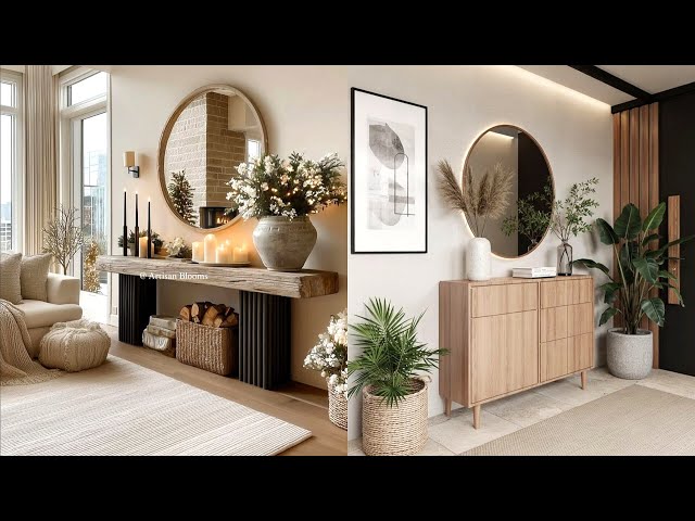 Best Console Table Decor Ideas for a Chic & Modern Entryway | Entryway Table Design Ideas