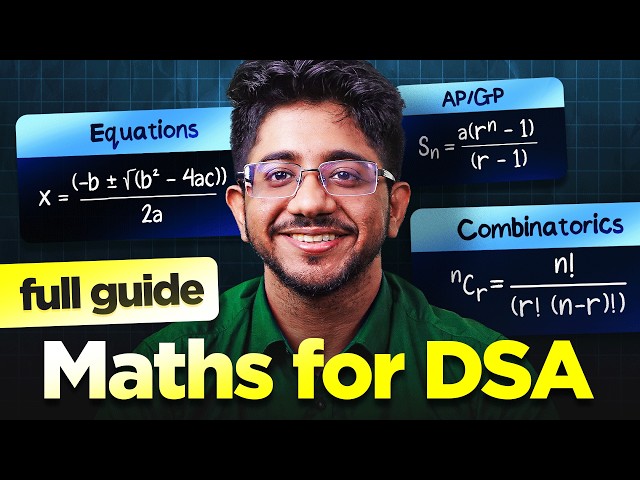 The ONLY Maths For DSA & CP Guide You Need! [w/ FREE RESOURCES] | Vivek Gupta