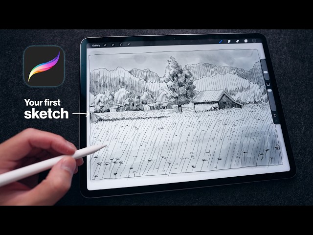 If you just bought an iPad and Procreate, do this first (4 settings + a sketch for beginners)