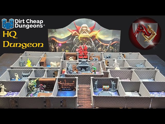 Dirt Cheap Dungeons' HQ Set Makes HeroQuest 3D || Unbox & Review