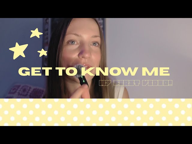 Get to Know Me as an Aspiring Graphic Designer! ☆ My First YouTube Video Ever… ☆ 