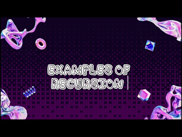 Recursion, Merge Sort, Quick Sort.