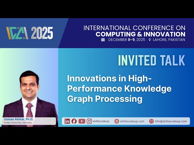 Invited Talk by Usman Akhtar, Ph.D. - ICCI 2025