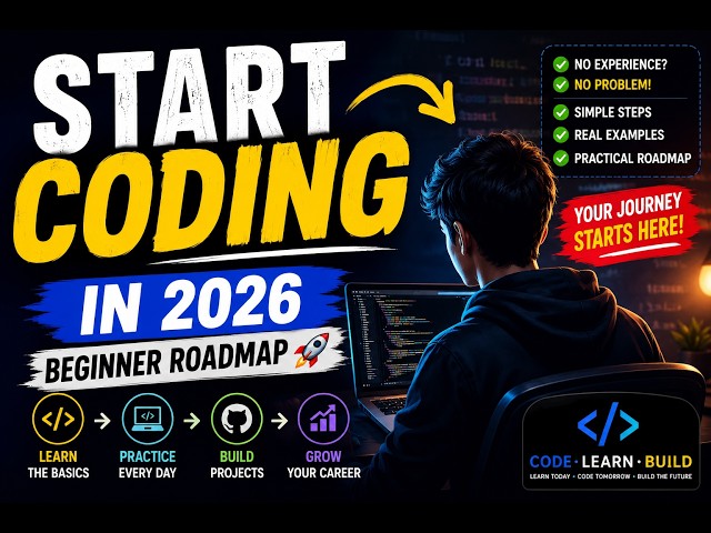 How to Start Coding in 2026 | Beginner Roadmap 🚀