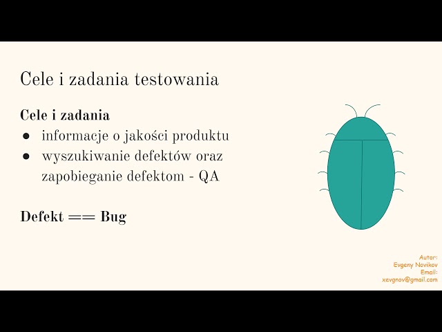Podstawy testowania oprogramowania