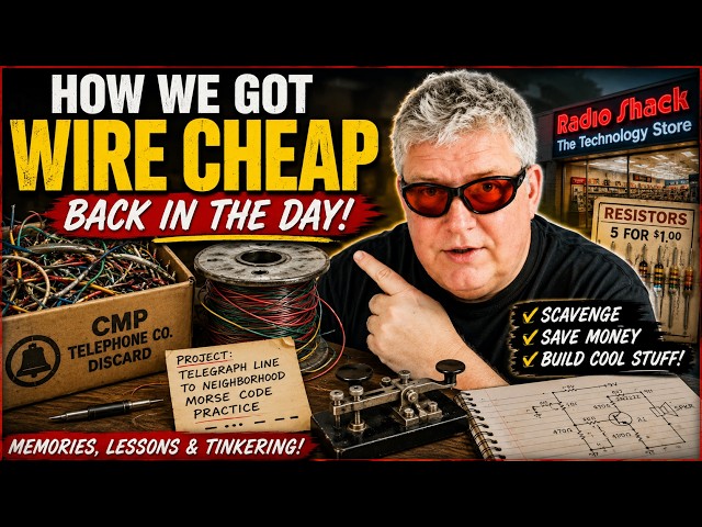 Back in The Day - Getting Wire for Electronics Projects