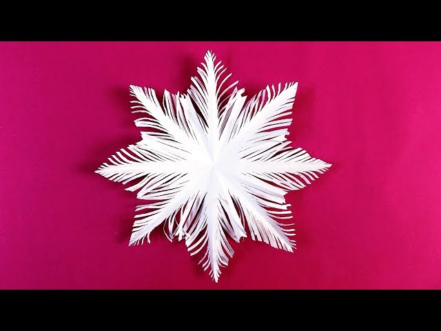 How to make a snowflake out of paper | Make snowflakes out of paper