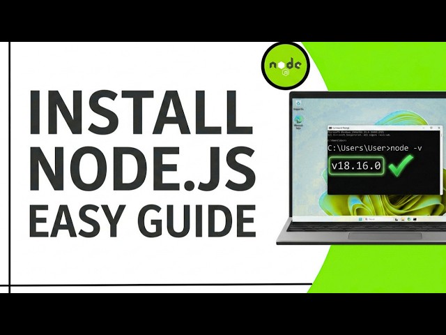 How to Download & Install Node.js on Windows 10/11 - Step by Step!