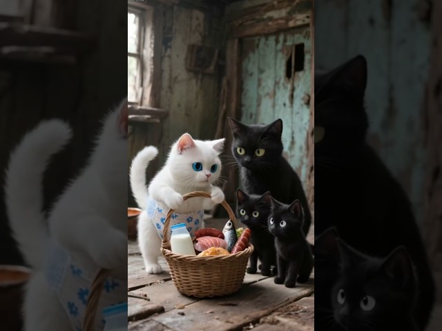 This angry kitten learns the true meaning of kindness. ❤️