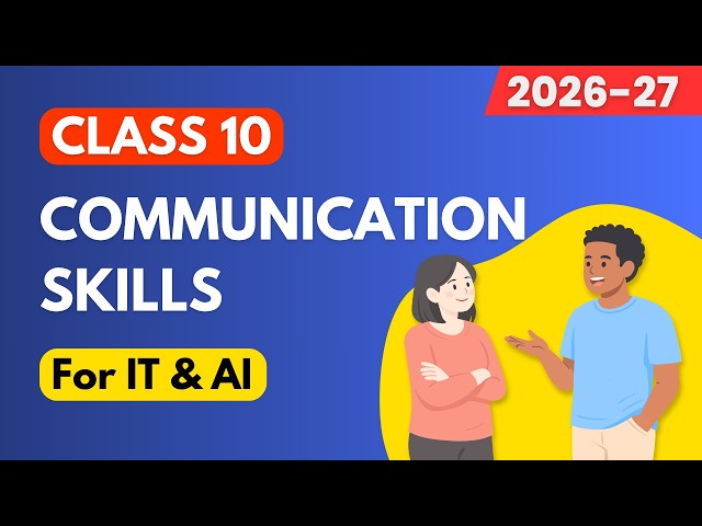 Communication Skills Class 10 IT/AI [2026-27] Animated One Shot