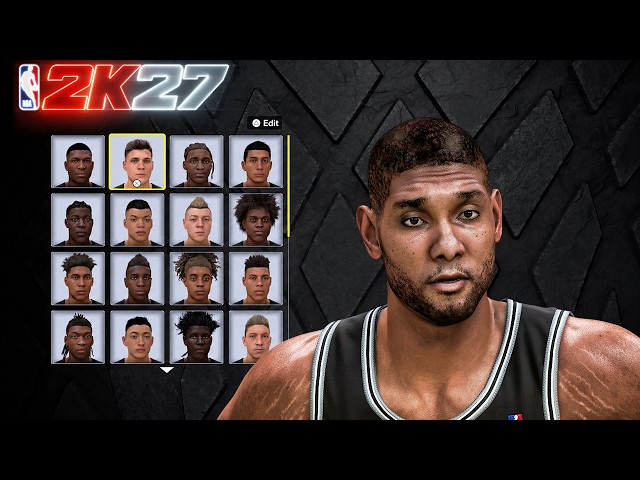 Best Tim Duncan Face Creation In NBA 2K27