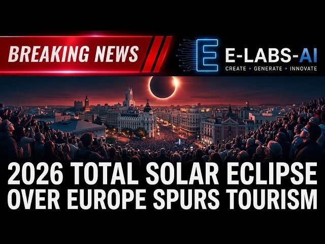 2026 Total Solar Eclipse over Europe Spurs Tourism Boom — Explained | E-Labs AI