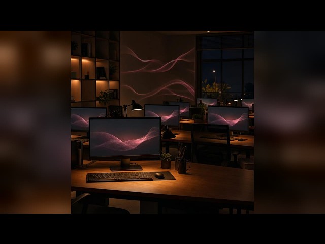 Computer Lab Hum with Pink Noise for Sleep and Background Ambience | Ambience | 8 Hours