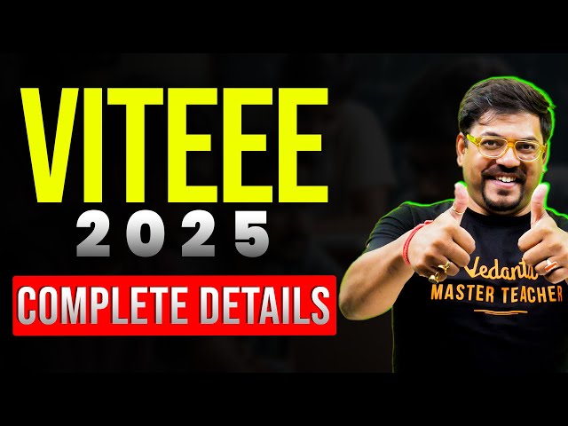 All About VITEEE 2025✅ | Eligibility, Exam Pattern, Syllabus, Placement | Harsh Sir