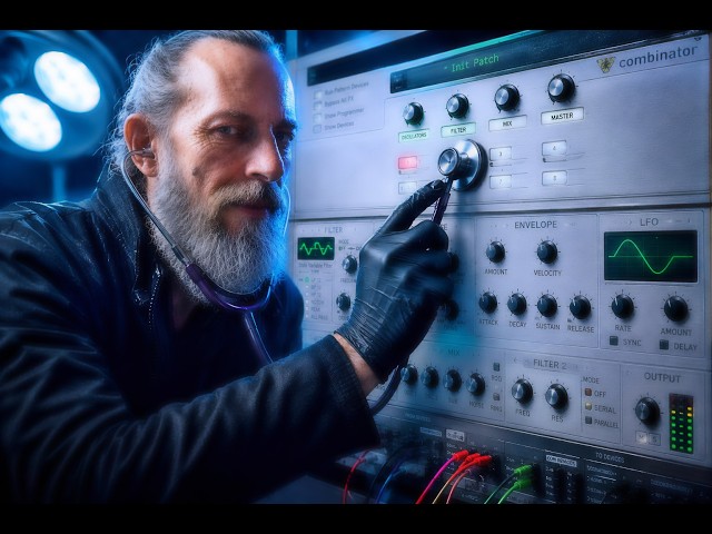 REASON 14 automations/sound design befor bounce for further work on audio