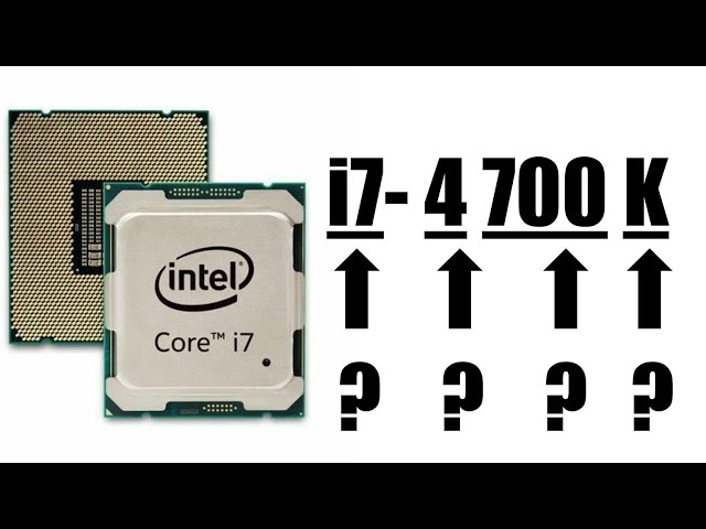 What do the numbers and letters mean on desktop CPUs?