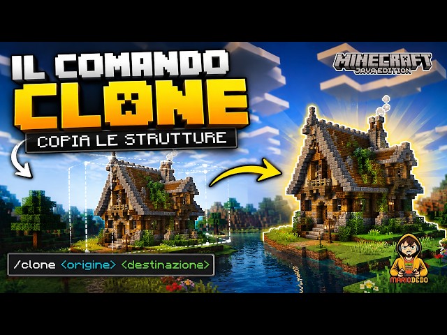 How to Copy Structures in Minecraft 🏰🌏 Copy and Paste in Minecraft Minecraft Clone Command